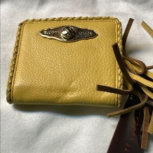 Elliott Lucca Yellow Leather Women's Wallet